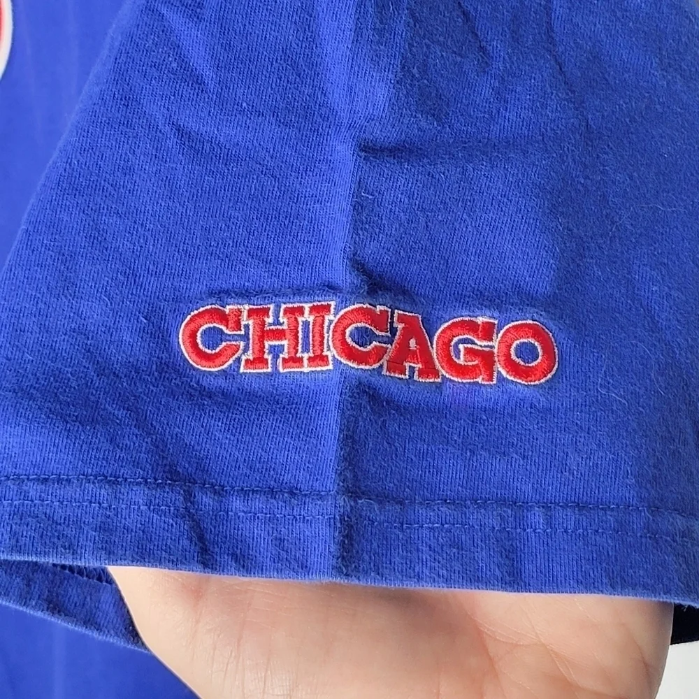 Vintage Y2K Nike Chicago Cubs Cooperstown Collection Embroidered MLB T-Shirt L